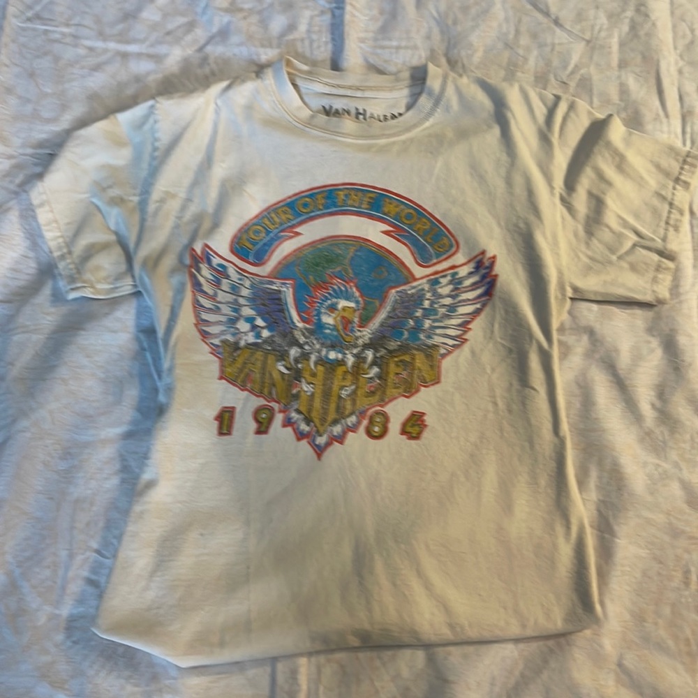 Van Halen, tour of the world, 1984 shirt